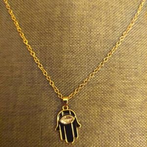 Hamsa Lady of Fatima necklace